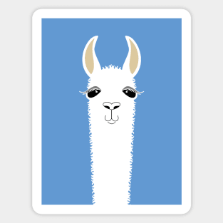 Llama Portrait #4 Sticker